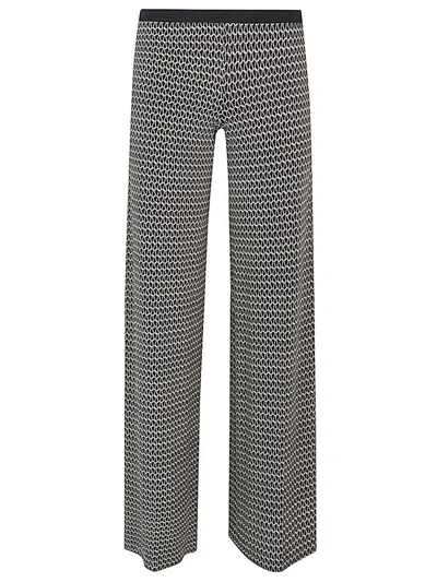 Siyu Printed Trousers In Black