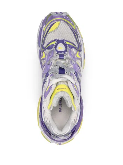 Balenciaga Purple Runner 2.0 Low Top Sneakers In Purple