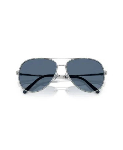 Tory Burch Woman Sunglass Ty6114 In Navy Blue