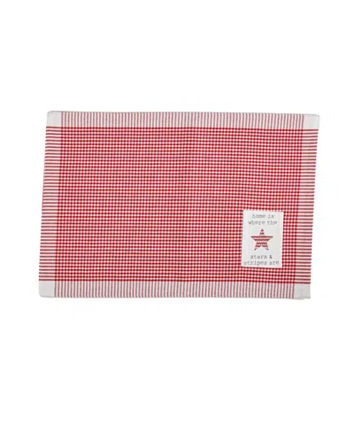 Tableau Cuties Star Placemats, Set Of 4 In Red