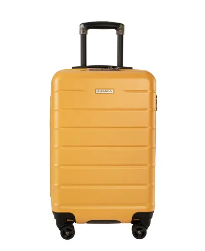 Ricardo Cambria Hardside 22" Carry-on Spinner In Mango Tango