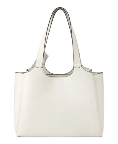 Nine West Lyra Large Laptop Tote Bag In Milk