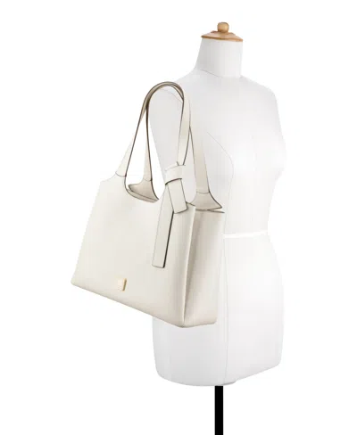 Nine West Lyra Large Laptop Tote Bag In Milk