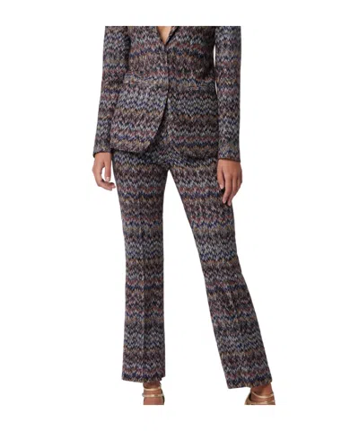 Missoni Serrated Casual Pants In Multi-color