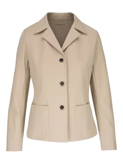 Lafayette 148 Button-down Blazer In Neutral