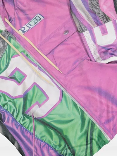 拼贴设计连帽衫