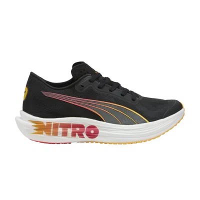 Pre-owned Puma Wmns Deviate Nitro Elite 2 'black Sun Stream'