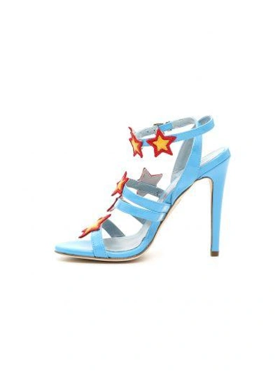 Shop Chiara Ferragni Sandals In Celeste|celeste