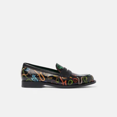 Scarosso Snakes Storm For Her Loafers In Black