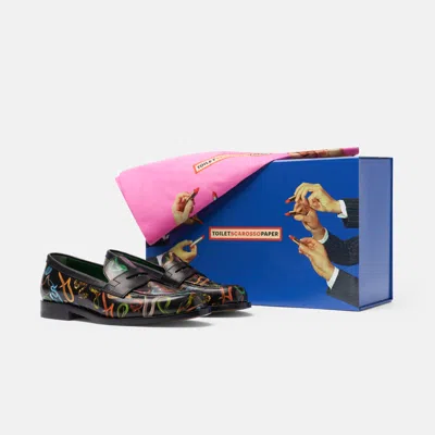 Scarosso Snakes Storm For Her Loafers In Black