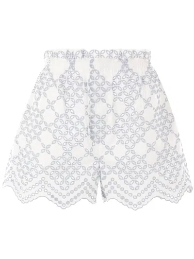 Raquel Diniz Sangallo Lace Shorts In Multicolor