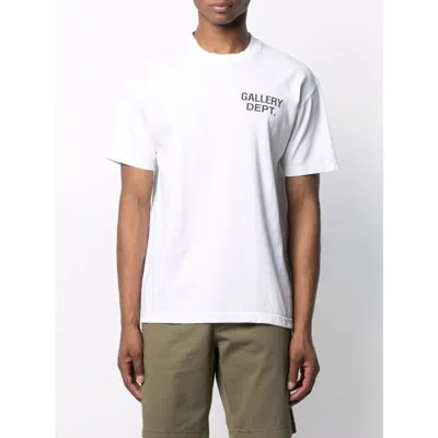 Gallery Dept. Gallery Dept Mens White French Branded-print Cotton-jersey T-shirt
