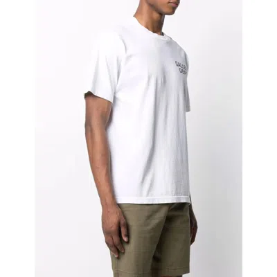 Gallery Dept. Gallery Dept Mens White French Branded-print Cotton-jersey T-shirt