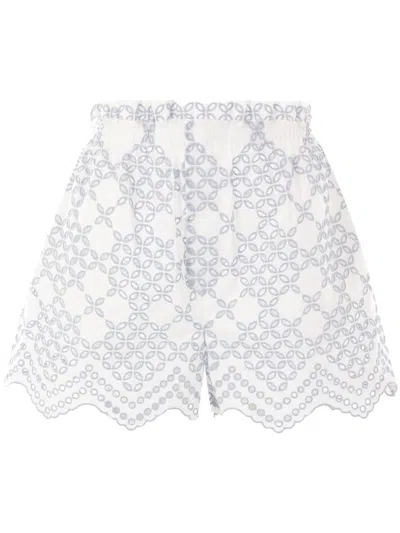 Raquel Diniz Sangallo Lace Shorts In Multicolor
