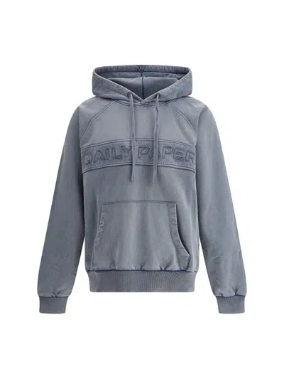 Daily Paper Felpa Wet Weather Garment Wash In Blue