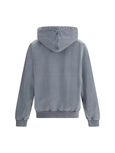 Daily Paper Felpa Wet Weather Garment Wash In Blue
