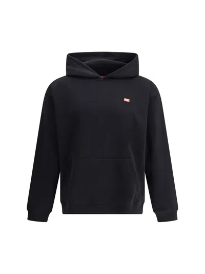 Diesel S-boxt-hood-r11 Hoodie In Black