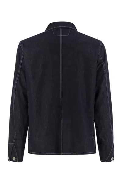 C.p. Company Cp Company Cotton Denim Jacket In Blue