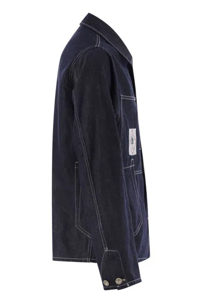 C.p. Company Cp Company Cotton Denim Jacket In Blue