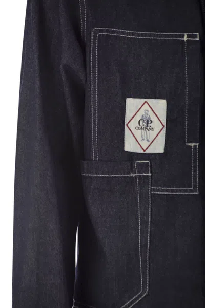 C.p. Company Cp Company Cotton Denim Jacket In Blue