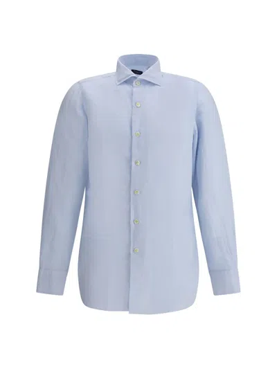 Finamore 1925 Zante Shirt In Blue