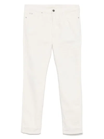 Emporio Armani Denim Cotton Jeans In White