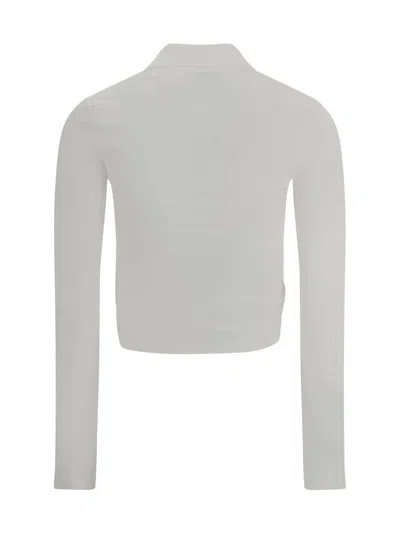 Shop Courrèges Polo Shirts In White
