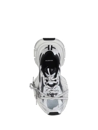 Balenciaga Multicolor Mesh And Rubber 3xl Gradient Sneakers In Multicolour
