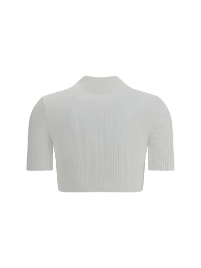 Shop Courrèges Polo Shirts In White