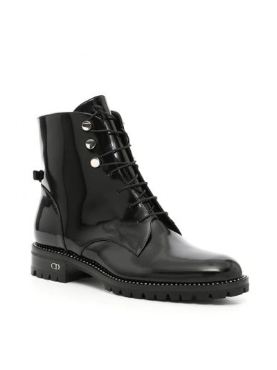 Dior Rebelle Boots In Noir|nero