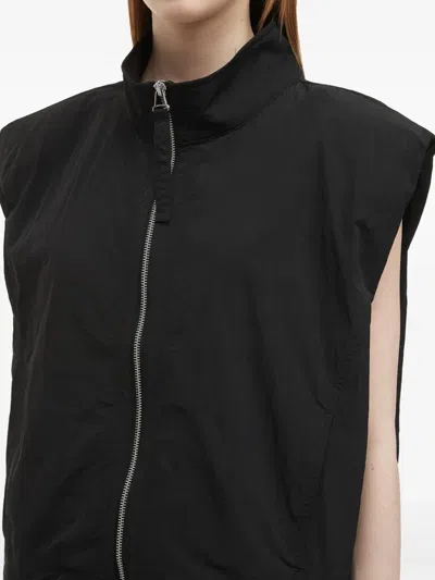 B+ab Asymmetric Zip-front Co-ord Set In Black