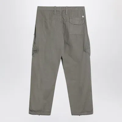 C.p. Company Military Green Cargo Pants In Cotton In Green