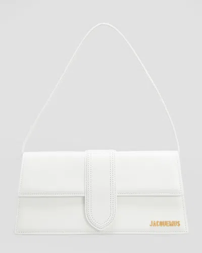 Jacquemus Le Bambino Long Shoulder Bag In White