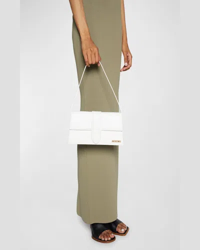 Jacquemus Le Bambino Long Shoulder Bag In White
