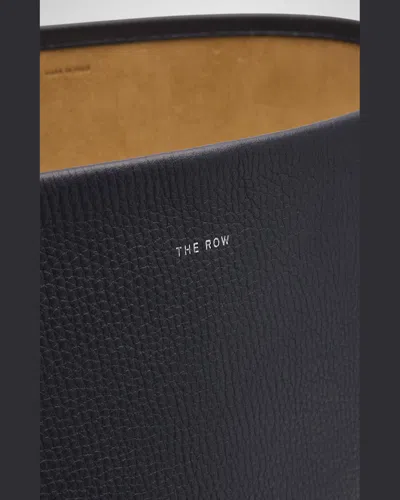 The Row N/s Park Tote Large In Lux Grained Calfksin In Ivory