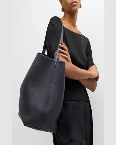 The Row N/s Park Tote Large In Lux Grained Calfksin In Ivory