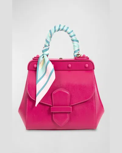 Franzi Printed Twill Silk Bandeau Scarf In Sage