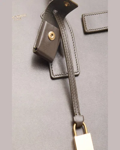 Saint Laurent Sac De Jour Small Top-handle Bag In Smooth Leather In Light Musk