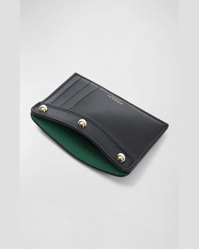Franzi Luisa Leather Card Holder In Black