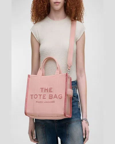 Marc Jacobs The Jacquard Medium Rose Tote Bag In Rose