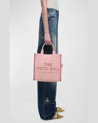 Marc Jacobs The Jacquard Medium Rose Tote Bag In Rose