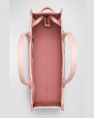 Marc Jacobs The Big Travel Tote With Printed Profiles In Rose