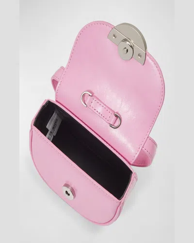 Oryany Petite Lottie Leather Top Handle Bag In Cool Pink