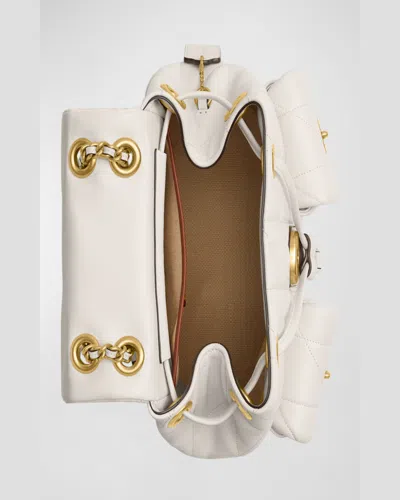 Coach Restored Tabby Backpack With Pillow Quilting In Gold/chalk