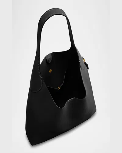 Coach Brooklyn 39 Grain Leather Shoulder Bag In Black