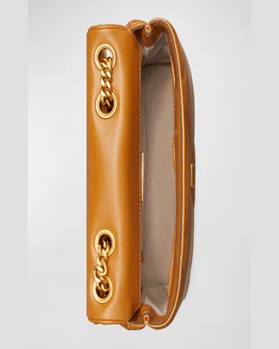 Tory Burch Kira Diamond Quilted Bag In Brown