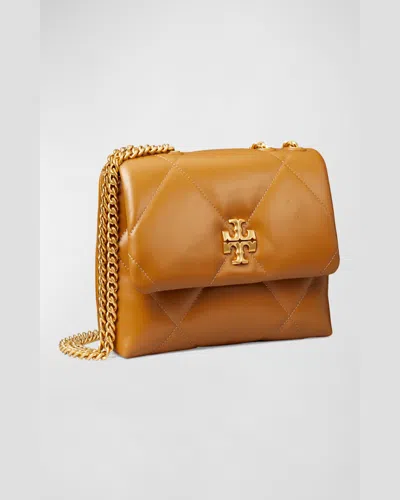 Tory Burch Kira Diamond Quilted Bag In Brown
