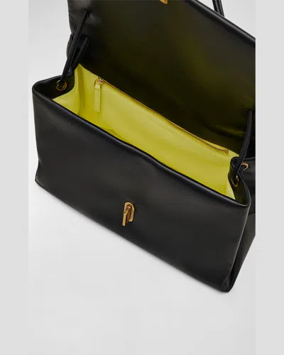 Marc Jacobs Black Bag With Gold-tone Clasp And Vibrant Lining In Black