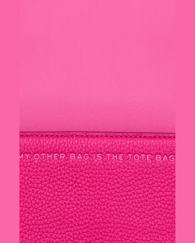 Marc Jacobs Textured Leather Mini Bag With Magnetic Closure In True Red