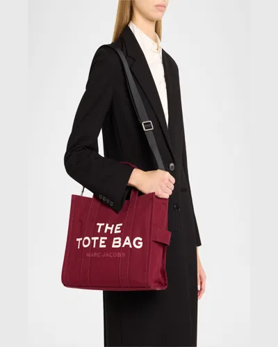 Marc Jacobs The Medium Canvas Tote Bag In Red